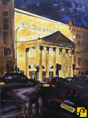 teatr nocą