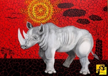 Rhino and Baobabs