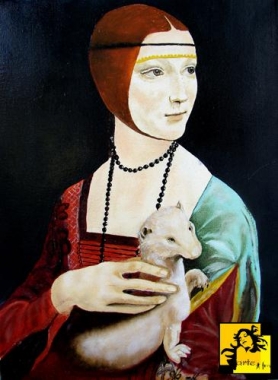 Dama z łasiczką