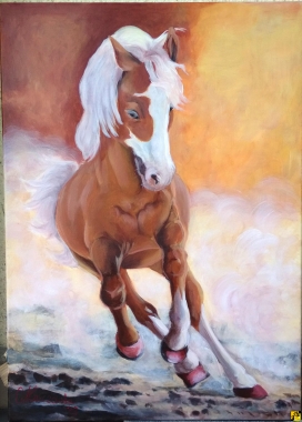 Koń w galopie