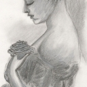 with  rose...