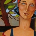 Dziewczyna w opasce