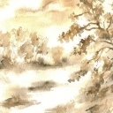 Dróżka - sepia